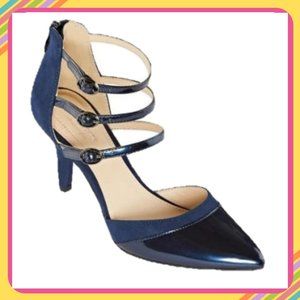 Liz Claiborne Navy Blue Heels